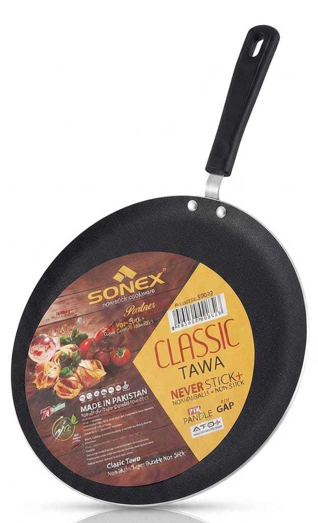 Sonex Classic Tawa – NeverStick+ Non-Stick Flat Tawa