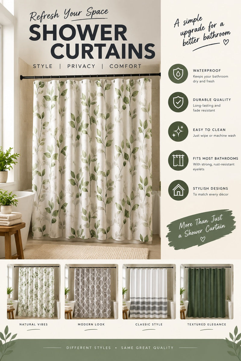 SHOWER CURTAINS
