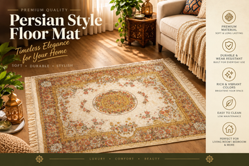 Decorative Floor Mat | Stylish Home & Living Room Mat 40 * 60 cm