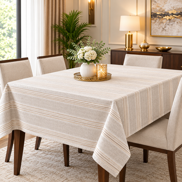 Dining Table Cover | Waterproof & Washable Table Protector for 4, 6 & 8 Seater Tables