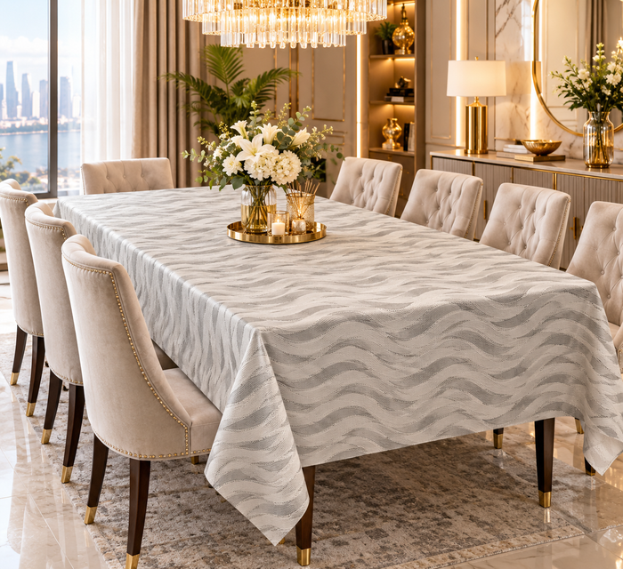 Lace Table Cover – Elegant Decorative Dining Tablecloth for Home