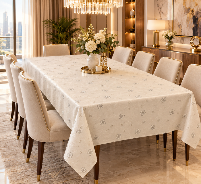 Lace Table Cover – Elegant Decorative Dining Tablecloth for Home