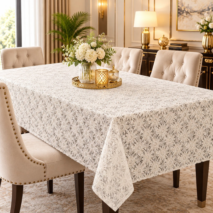 Lace Table Cover – Elegant Decorative Dining Tablecloth for Home