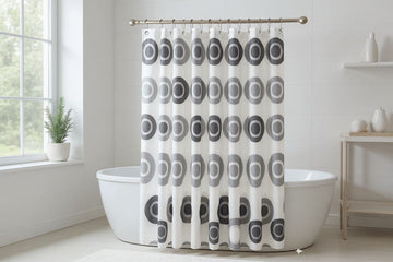 Waterproof Shower Curtain – 200 × 180 cm | Easy Clean & Bathroom Splash Protection