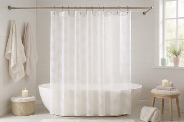 Waterproof Shower Curtain – 200 × 180 cm | Easy Clean & Bathroom Splash Protection