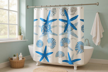 Waterproof Shower Curtain – 200 × 180 cm | Easy Clean & Bathroom Splash Protection