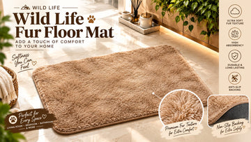 Wild Fur Floor Mats – 40 × 60 cm