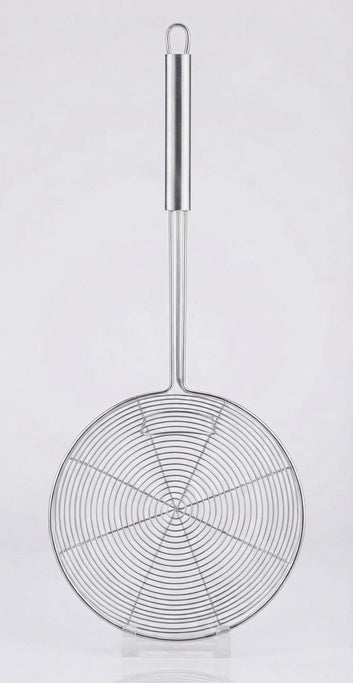 Stainless Steel Spider Strainer Skimmer Spoon | Wire Mesh Oil Strainer for Deep Frying & Cooking