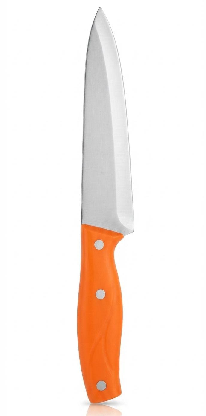 Stainless Steel Chef Knife – Large Kitchen Cutting & Slicing Knife | 3 Colors