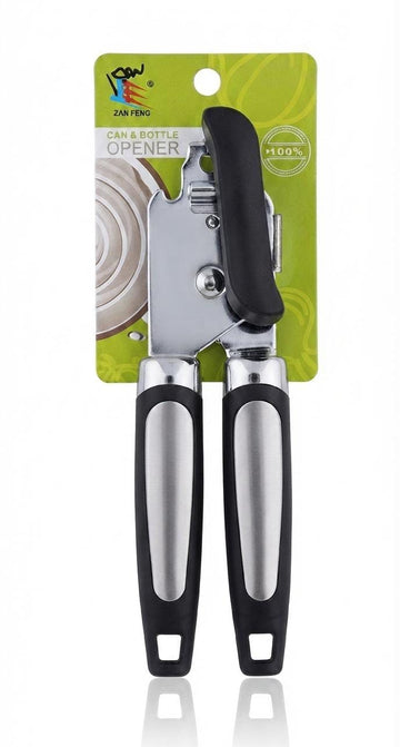 ZAN FENG Can & Bottle Opener – Manual Kitchen Can Opener with Comfortable Grip