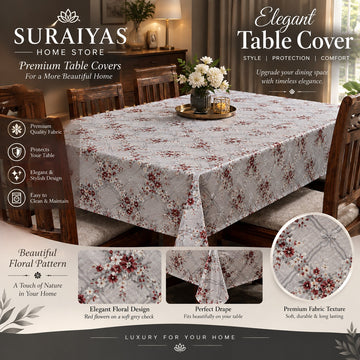 Dining Table Cover | Premium & Stylish Tablecloth – Suraiyas Home Store