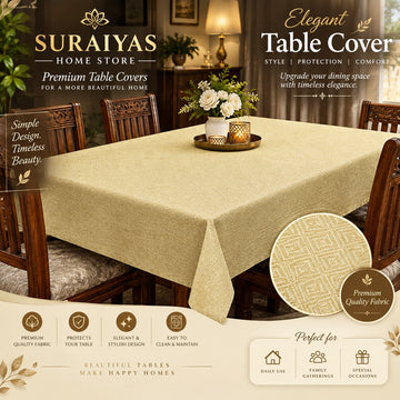 Dining Table Cover | Elegant Premium Table Cover – Suraiyas Home Store
