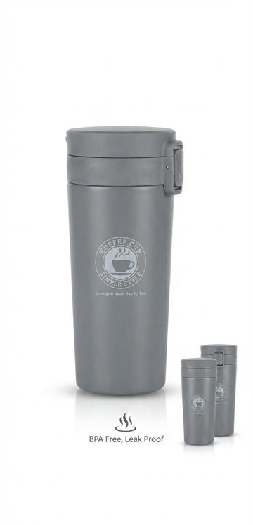 Premium Stainless Steel Coffee Mug | Insulated Travel Mug for Coffee, Tea & Hot/Cold Drinks